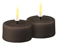 ReWu Deluxe Homeart Teelicht 2 Stück - Mokka
