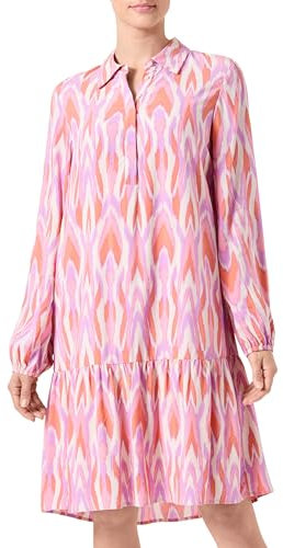 Comma Kleid aus Viskose mit All-Over-Print