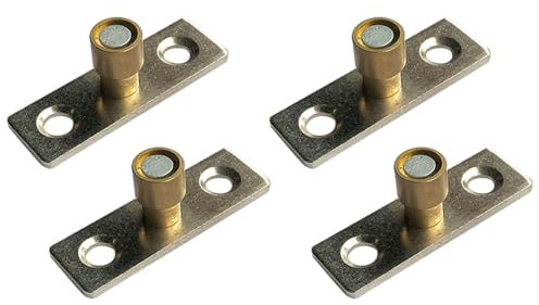 Lot de 4 guides de porte coulissante, 10 mm de diamètre pour porte d'armoire de maison, sol