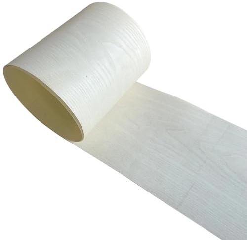Yinxi 1 Stück natürliche weiße Esche Holzfurnier DIY Möbel Dekoration Renovierung Haut Panel