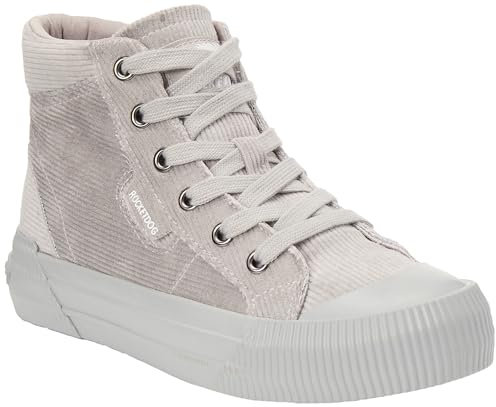 Rocket Dog Womens Cheery Hi Sneaker, Grey, 4 UK