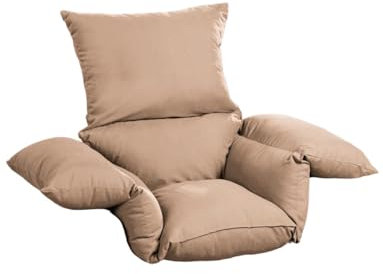 Chums Deeply Padded Comfort Cushion Soft Faux Suede Cover Sink into All-Round Cosy Comfort Pressure-Relieving Design for Unmatched Relaxation & Support Sand One Size