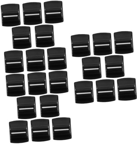 BESTonZON Knopf Lautstärke Stück Potentiometerkappe Fader Knopf Mischer Schiebematte Fader Kappen Mischer Schiebeknöpfe Mischer Schieberegler Kappen Fader Tasten Mixer Zubehör Regler Knöpfe