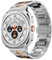 HinZann Métal Bracelet pour Samsung Galaxy Watch Ultra 47mm 2025/2024, Acier Inoxydable Montre de Rechange, Réglable Bracelet Remplacement pour Samsung Galaxy Watch 8/7 Ultra 47mm - Titane Orange