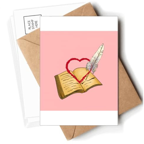 Januar Love Diary Valentinstag Postkarten Umschläge Blanko Notizkarten Versand