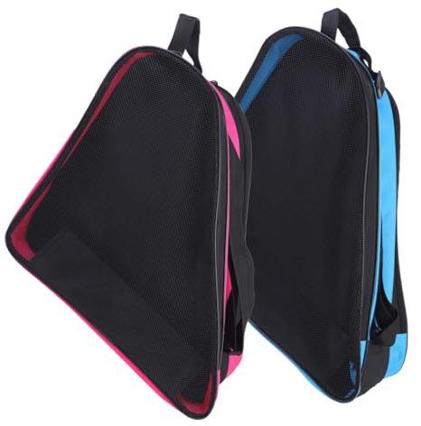 BESPORTBLE 2st Rollschuhtasche Für Kinder Tasche Für Schlittschuhe Aufbewahrungstasche Für Skatingschuhe Schuhbeutel Für Schlittschuhe Schlittschuhtaschen Skater-Rucksack Rollenträger