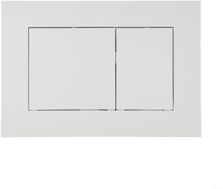 Ersatzteil für TECE 9240401 9240407 9240417, Zwei-Knopf-WC-Spülplatte, Kunststoff, 220 x 150 x 5 mm (weiß (9240417))