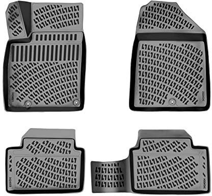 fussmattenprofi.com 3D Gummimatten Set für KIA Ceed Baujahr ab 2022 | Extra Hoher 5cm Rand Allwetter Auto Fussmatten I TPE Geruchlos rutschfest Fußmatten Zubehör