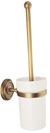 Cabilock Escobilla De Inodoro De Cobre Vintage Soporte para Baño Kit De Limpieza Eficaz para Hogar y Hotel