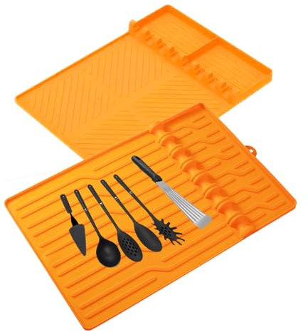 Lot de 2 tapis de barbecue et tapis de cuisson en silicone, accessoires de barbecue latéraux isolés, et tapis de cuisson multifonctionnel, résistant à la chaleur, antidérapant, réutilisable