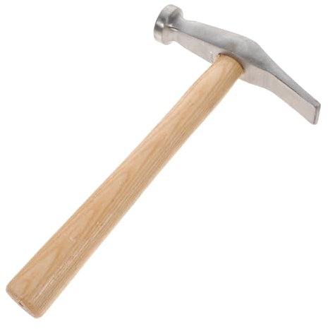 CHILDWEET Schuhhammer Aus Stahl Mit Holzgriff Schuhmacherwerkzeug Rostfrei Für Schuhreparaturen Langlebig Und Verschleißfest