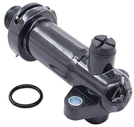 JUNPIY Boîtier de thermostat de liquide de refroidissement moteur avec joint, for BMW, série 1 3 5 7 X3 X5 X6 E46 E60 E61 E65 E66 E67 E70 E71 E72 E81 E83 E88 E90 E91 E92 Boîtier de thermostat de liqui