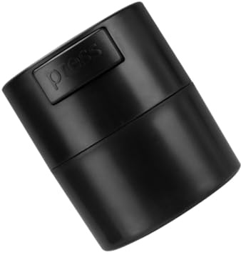 GALPADA Matte Black Eyelash Storage Jar Sealed Eyelash Extension Case Makeup Tool Container for Lash Glue Preservation