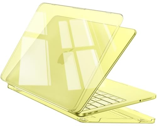 EooCoo for MacBook Neo Case 13 inch 2026 A3404 A18-Pro Crystal Citrus | Ultra-thin Transparent Hard Shell, Seamless Fit Plastic Cover, Laptop Accessories Compatible with Apple Mac Neo 13