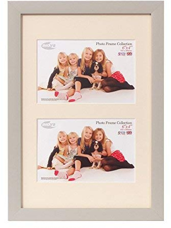 Inov8 Framing Inov8 British Made Traditional Picture/Photo Frame, Soft Grey, 12x8 single frame