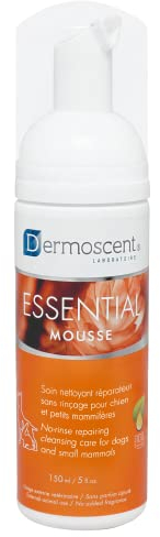 Trockenshampoo für Hunde – Reinigung ohne Wasser | Sanfte Pflege mit Hanfsamenöl & Niaouli-Öl | Feuchtigkeitsspendender Reinigungsschaum | Essential Mousse von Dermoscent