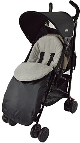 Fußsack/COSY TOES kompatibel mit Mamas und Papas Mylo Urbo Moove Pulse grau