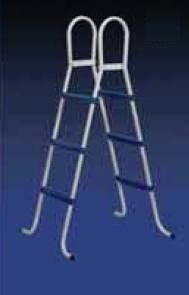 SIMPLE Stahlrohrleiter für Pools bis 92 cm Höhe bis 75 kg Belastung