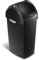 simplehuman CW1336 poubelle à couvercle basculant, plastique noir, 40 litres