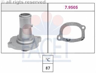 FACET 7.8124 Termostato motore 87°C