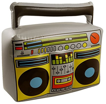 Inflatable Ghetto Blaster Boom Box Music Player