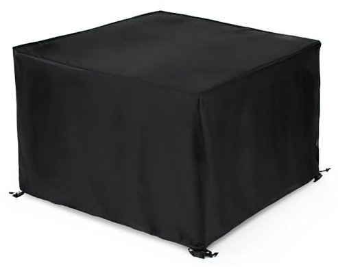FiNeWaY Heavy Duty Rattan Cube Cover Outdoor Garden Patio Table Chair Seat Furniture Rain Waterproof Protector Protection Size 120cm x 120cm x 74cm – For All Season – Long Lasting