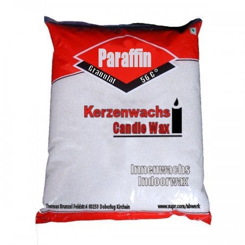 1 kg reines Paraffin 100% Kerzenwachs geruchlos Weiß Schmelzpunkt ca 55 C° als Granulat