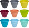 Pot de fleurs plastique rond, Noir , 35 cm