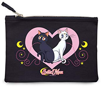 ABYstyle - Sailor Moon - Trousse à Maquillage - Luna & Artemis - Bleu