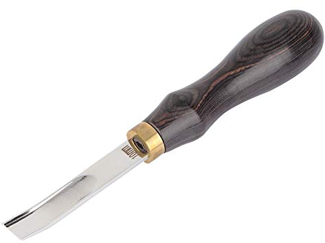 Marhynchus Leathercraft Edge Beveler utensili in pelle Coltello largo in pelle Coltello sottile Manico nero Strumento artigianale(10mm)