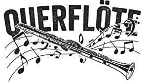 Querflöte: Notenheft: A5 120 Seiten Notenblock Flöte Musikschule Flötenspieler