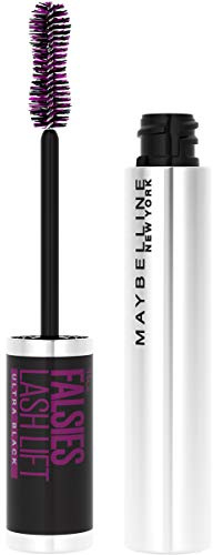 Maybelline The Falsies Lash Lift Washable Mascara Volumizing, Lengthening, Lifting, Curling, Multiplying, Eye Makeup, Ultra Black, 1 Count