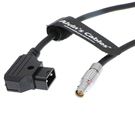 Alvin's Cables Câble d'alimentation 2 Broches Femelle vers D-Tap pour caméra Red Komodo 50cm