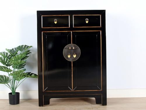 Yajutang chinesische Kommode Orientalisch/Asiatisch Stil schwarz