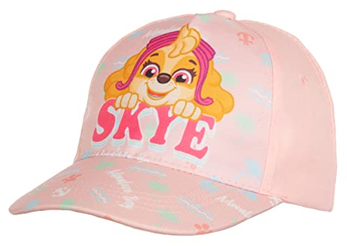 Brandsseller Mädchen Kinder Cap Kappe Sonnenhut mit Motiven im Stil von Paw Patrol Pink 54