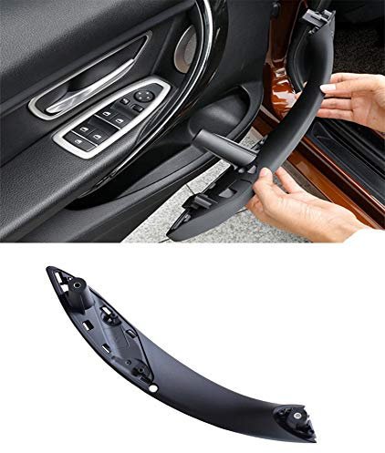 Tirador de Puerta del Coche para B -MW 3 Serie F30 F31 F34 F80, Manijas de la puerta interior del automóvil para B-MW 4 Series F32 F33 F36 F82 F83 (Frente - Derecha, Negro)