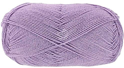 LANA GROSSA Meilenweit Cotone Vegano| Die Alternative ohne tierische Fasern | Handstrickgarn aus 76% Baumwolle, 14% Polyamid & 10% Polyester | 100g Wolle zum Stricken & Häkeln | 420m Garn FB5