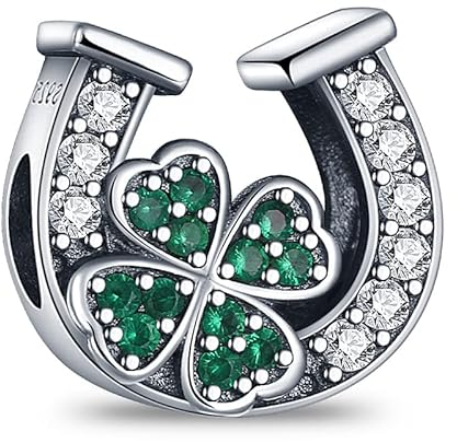 TINSLO Charme Pearl en argent sterling 925 pour bracelet et collier Pandora Compatible avec bracelets européens pour femmes et filles