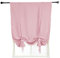 SIMPVALE Tende oscuranti corte a pacchetto con legatura, isolamento termico, con tasca per bastone, per camera da letto, soggiorno, cucina (rosa, 60 x 120 cm)