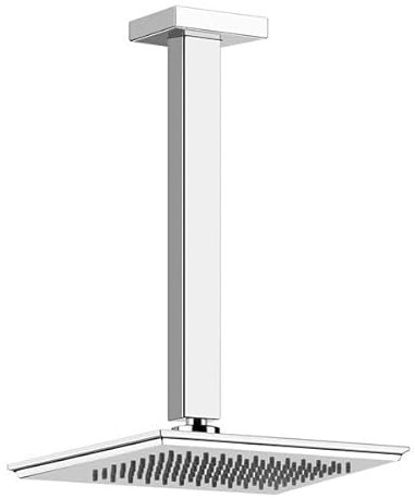 Gessi Eleganza Kopfbrause, 1/2-Decken-Anschluss mit Kugelgelenk, personalisierter Deckenarm, 46150, Farbe: Messing Antik