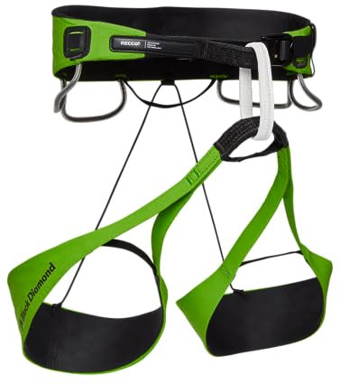 Black Diamond Recco Vision Airnet Klettergurt, Envy Green, L