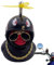 Facynde Auto-Ornamente für Armaturenbrett - Auto-Enten-Ornament - -Gummi-Ente, Autodekoration, Ente mit Propellerhut, Armaturenbrett-Zubehör, Motorrad-Fahrrad-Gadgets