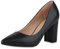 VAN HILL Damen Klassische Pumps Blockabsatz Basic Klassisch Schuhe 213597 Schwarz Metallic 37