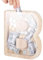 TsunNee Holz Brief Spardose Sparschwein Kreative Brief Münzbank Spardose mit Klare Alphabet Aufkleber, Spardose für Kinder Weihnachten Geburtstagsgeschenk Home DIY Dekoration (Helles Holz B, L)