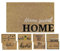 MYPURECORE Coir Door Mat (60x40cm) - Non-Slip & Absorbent, Indoor/Outdoor, Eco-Friendly - Ideal as Front Door, Entrance, Floor, Welcome Mat - Large Size, Dirt Trapper, Washable (SWEET HOME)
