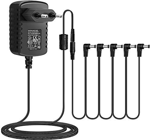 NEUMA - Adaptador de alimentación para Pedal de Efectos de Guitarra Baja con Cable de 5 vías