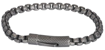 iXXXi Men Edelstahl Herren Armband Bali Antik | 22cm, Groot, Edelstahl, Kein Edelstein