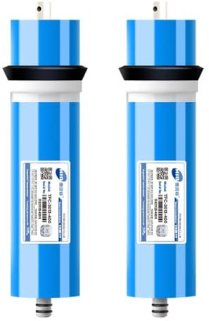 Umkehrosmoseteile Wasserfiltermembran, 3013-400 GPD Umkehrosmose RO Membran Ersatz, Membrane Für Osmoseanlagen-Umkehrosmose, Osmose Filter, passt unter Waschbecken rinkwasser -Reinigungssystem-2 Packs