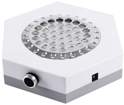 USKI Potente colector de Polvo for uñas, Aspirador Profesional for uñas, Ventilador, Mesa for uñas, recolector de Polvo eléctrico, Herramienta de manicura for uñas de 80W