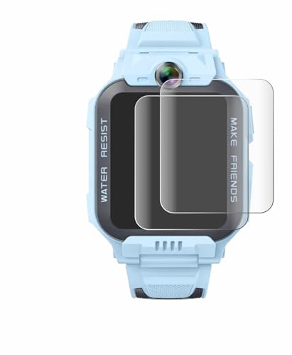 BROTECT Schutzfolie für Imoo Watch Phone Z7 | 2 Stück Transparenter Displayschutz Made in Germany Klare Full-Screen Folie Full-Cover 3D Curved Montage Kit